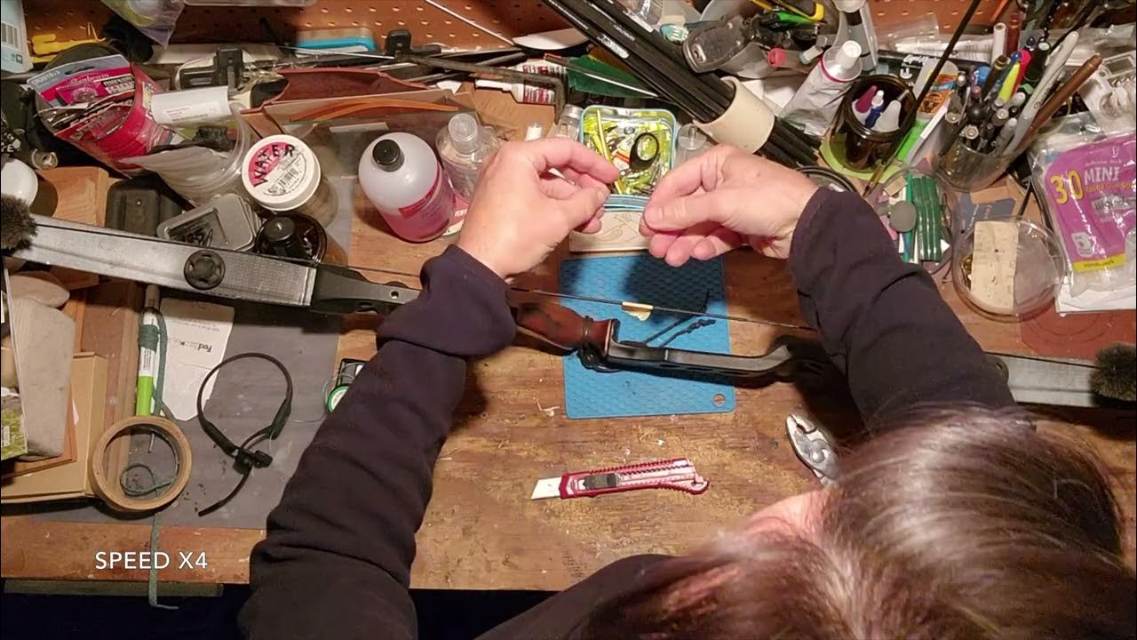How To Set up a Quick Tie On Nock Today’s 10 Minute Archery Challenge YouTube