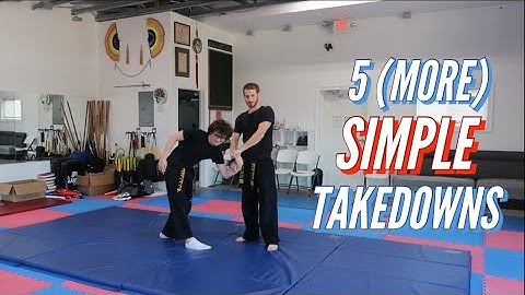 5 (More) Simple Takedowns That Work | Hapkido