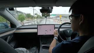 Tesla Model 3 2023 + Comma Ai C3X (OpenPilot) v12 (2024.14.3) (Full Video)