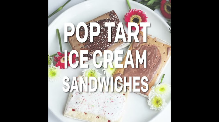 Pop Tart Ice Cream Sandwiches