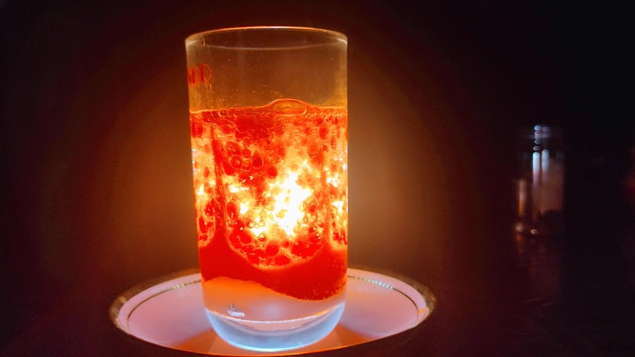 How to make a lava lamp at home💥💥 YouTube