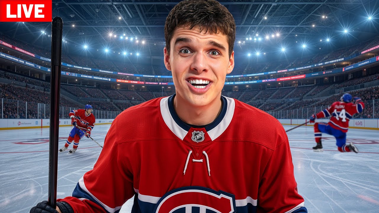 JE JOUE AU HOCKEY POUR LA PREMIÈRE FOIS EN LIVE...