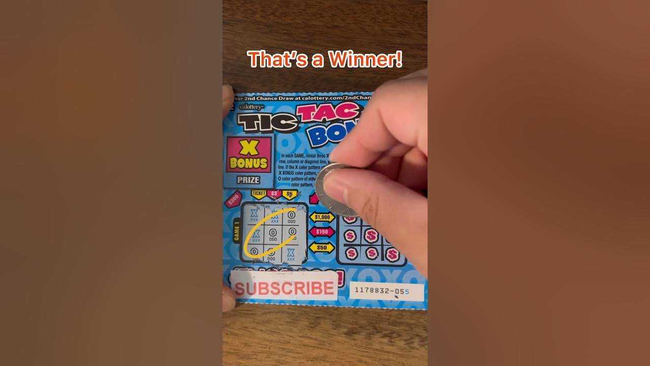Quickie Scratch off Tic Tac Winner! 💥 California Scratchers YouTube