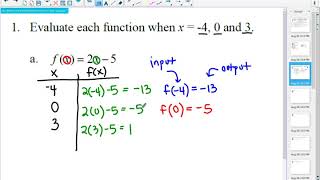 3 3 Example 1 Function Notation