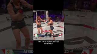 EXPLOSIVE TKO FINISH! 🔥 Shannon Clark vs Lucero Acosta Fight Recap #mma #ufc
