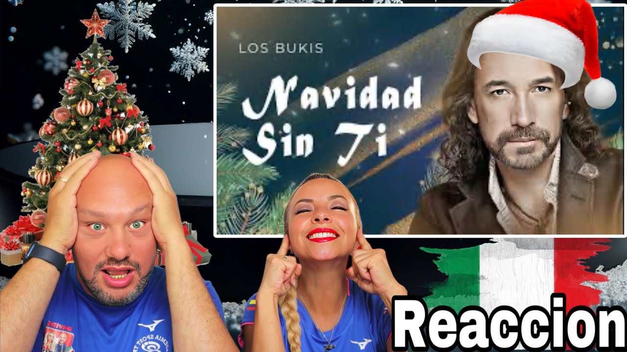 Italiano Reacciona Los Bukis Navidad Sin Ti - mucho amor 🎄
