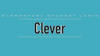 Clever Login with Student Google Account