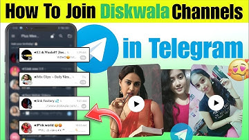 How To Join Diskwala Telegram Channels - Diskwala Links Channel and Groups in Telegram