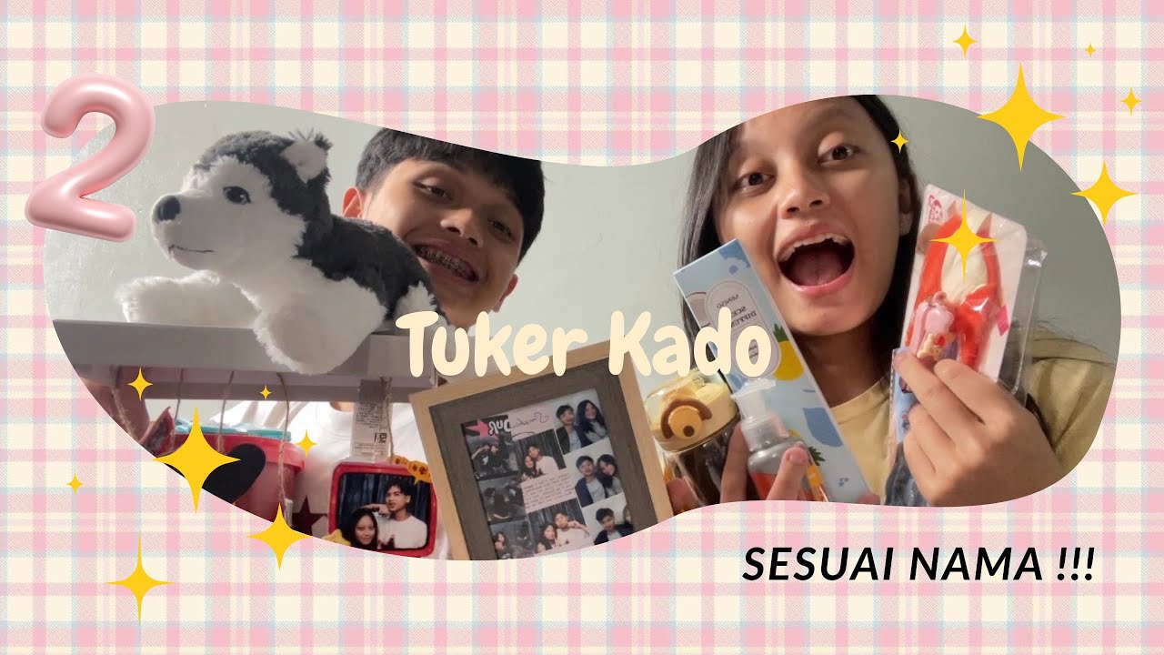 Edisi aniv ke 2 tahun tuker kado sesuai nama | Davina W Razka