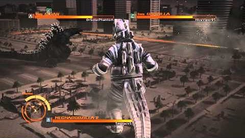 GODZILLA PS4 versus mode : MechaGodzilla 2 vs. Godzilla 90