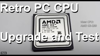 From Pentium 100 to AMD K6/233 - Retro PC CPU upgrade and test
AMD and Intel CPUs shared the same socket type (Socket 7), which is unbelievable nowadays. :)
00:00 Retro PC before upgrade tests (Winbench2007 & 3DMark 99)
03:24 Upgrade CPU from Pentium 100 to AMD K6/233
05:40 After upgrade tests (Winbench2007 & 3DMark 99) From Pentium 100 to AMD K6/233 - Retro PC CPU upgrade and test