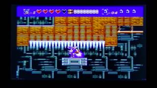 Sparkster (Genesis) Stage 2 w/ sword location & Lv shortcut