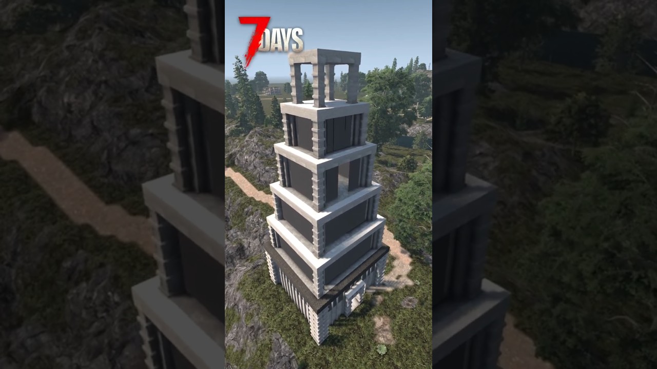 When You Cant Stop Building More Floors in 7DTD