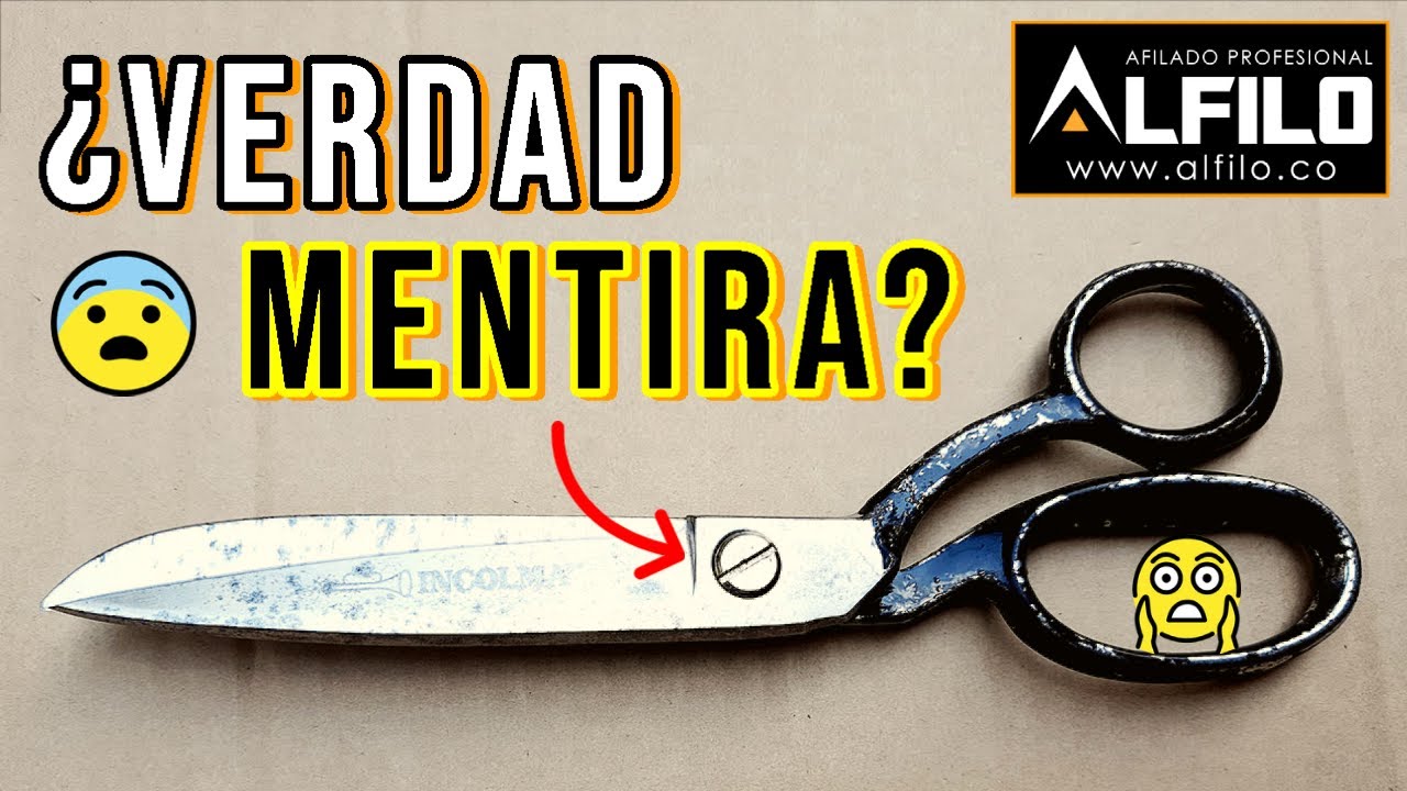 Formas de afilar tijeras