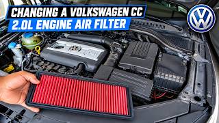 How to Change the Air Filter on a Volkswagen CC 2.0L TSI | QUICK & SIMPLE