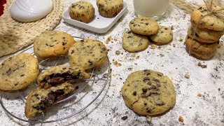 كوكيز Cookies بأظبط مقادير و ابسط طريقه ساده و محشيه شيكولاته و كب كوكيز مع مروه موسي