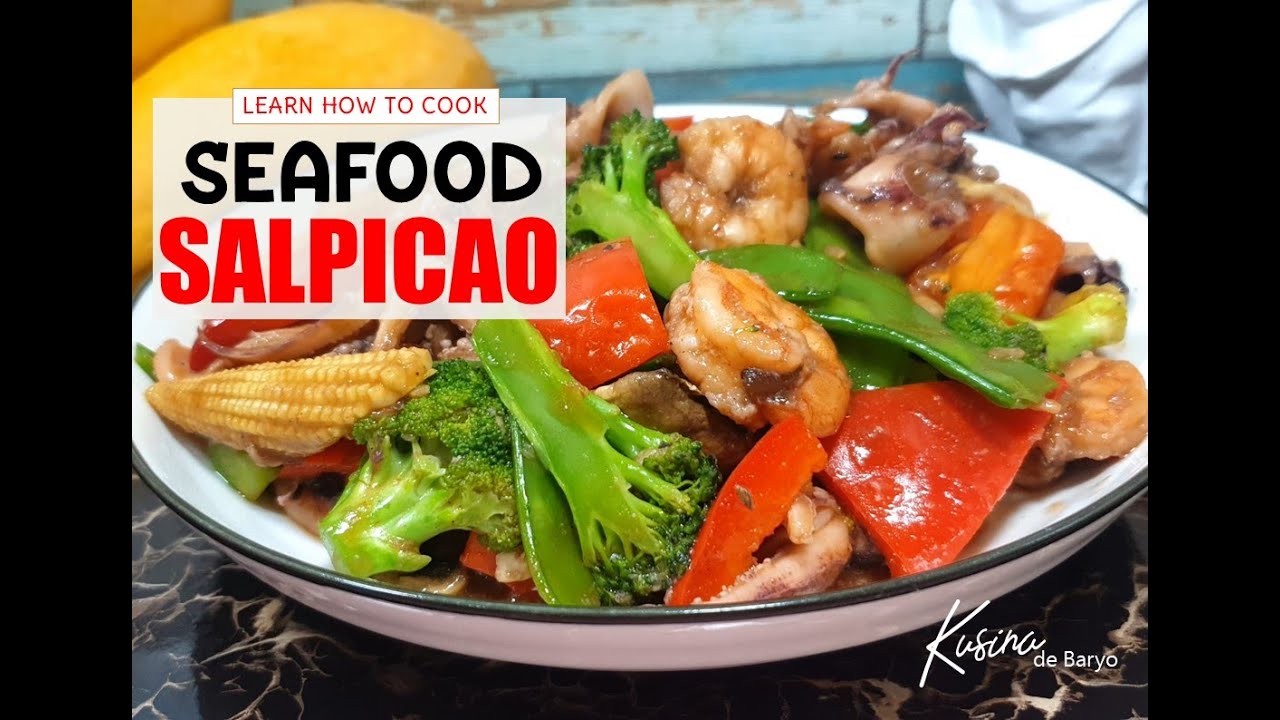 SEAFOOD SALPICAO SEAFOOD RECIPES YouTube