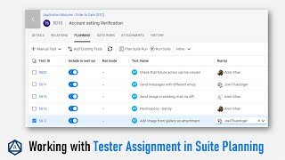 Working with dedicated Testers within a Test Suite
