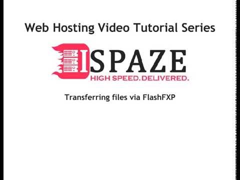Transfering Files Using FlashFXP FTP - ISPAZE.COM