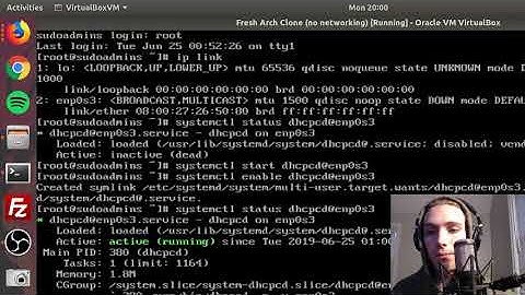 How to Enable Neworking in Arch Linux