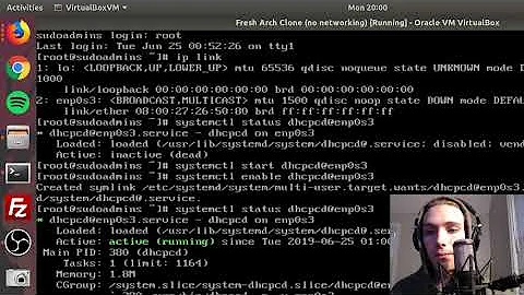 How to Enable Neworking in Arch Linux