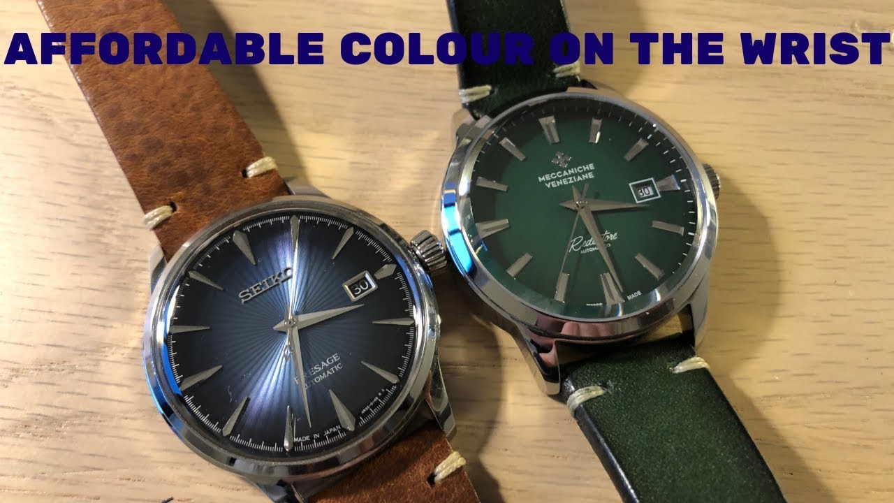 watches.ua Blue Or Green On Your Wrist - Seiko & Meccaniche Veneziane Budget Duel