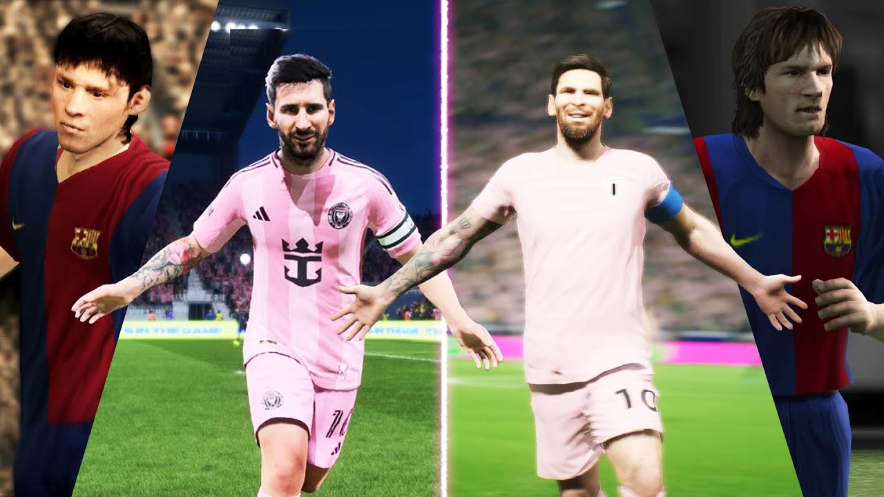 ЛИОНЕЛЬ МЕССИ ВО ВСЕХ FIFA И PES (2005-2026)