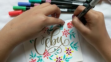 Using Zig Art and Graphic Twin Markers