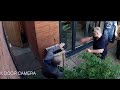 Video footage shows a self-confessed killer trying to carry out a 'massacre' of his neighbours