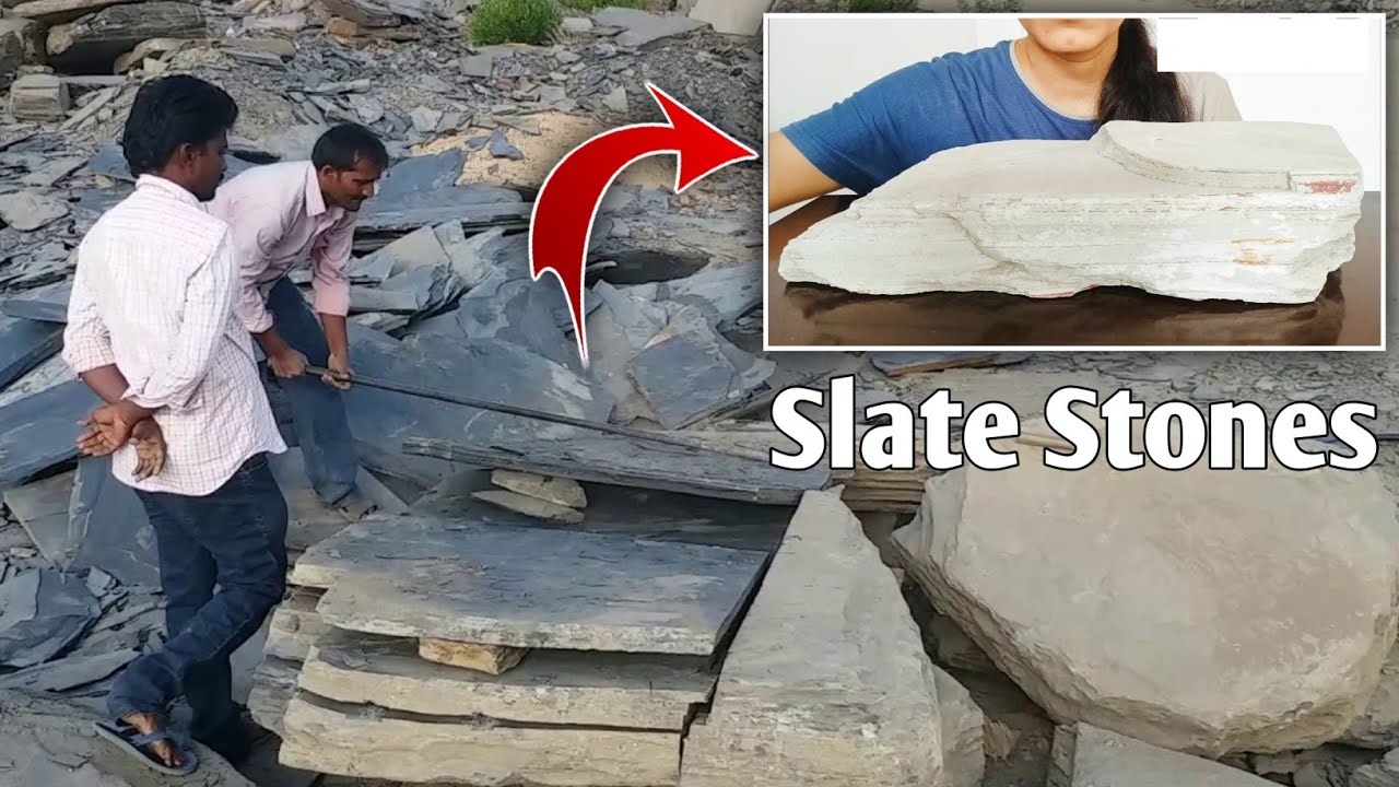 ऐसे बनते है factory में सिर्फ खाने के लिए slate stones 😯 slate stones