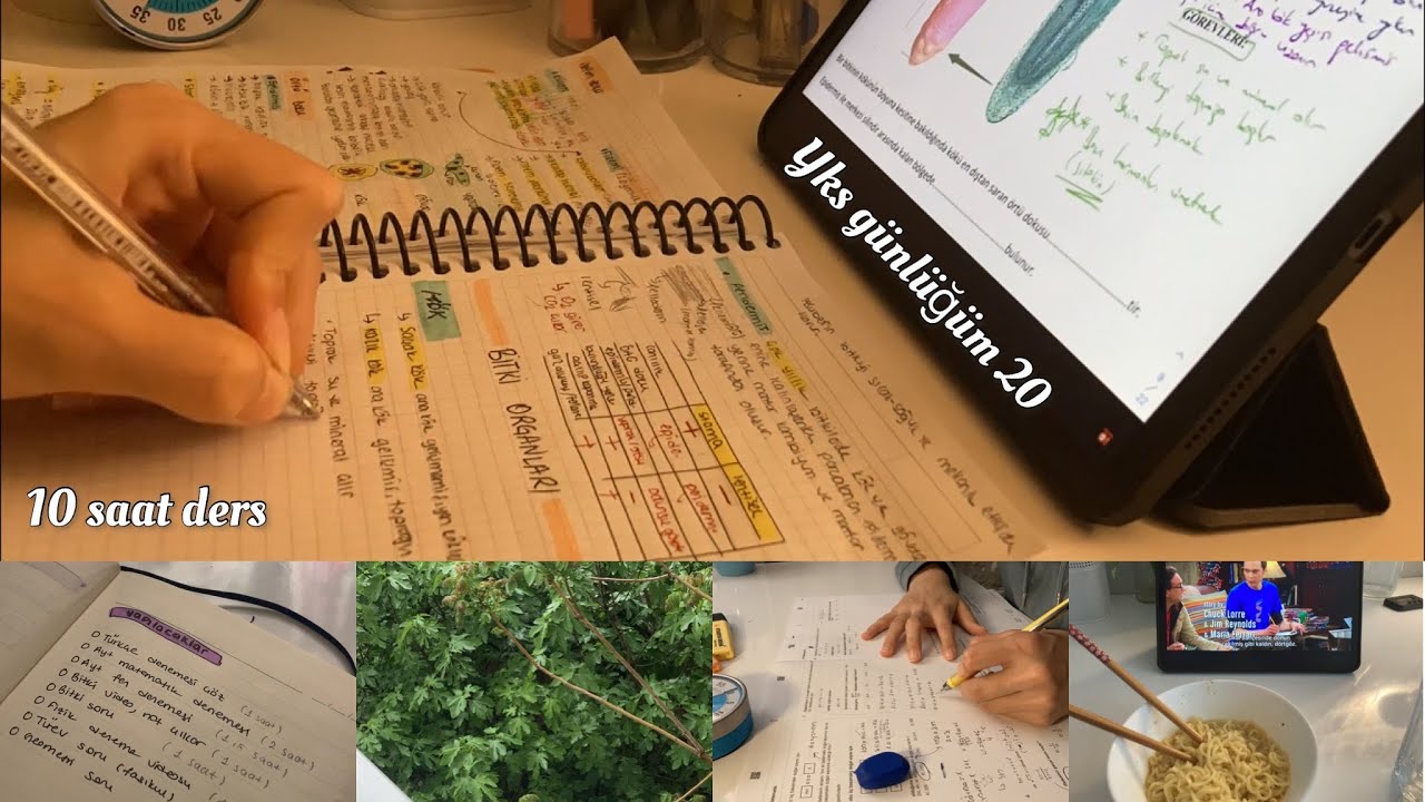 YKS GÜNLÜĞÜM 20| benimle aşırı verimli bir gün, ayt netlerim ve deneme önerileri ,10 saat ders