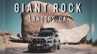 GIANT ROCK , LANDERS, CA. OVERLANDING