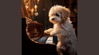 Playful Piano Canine Harmony