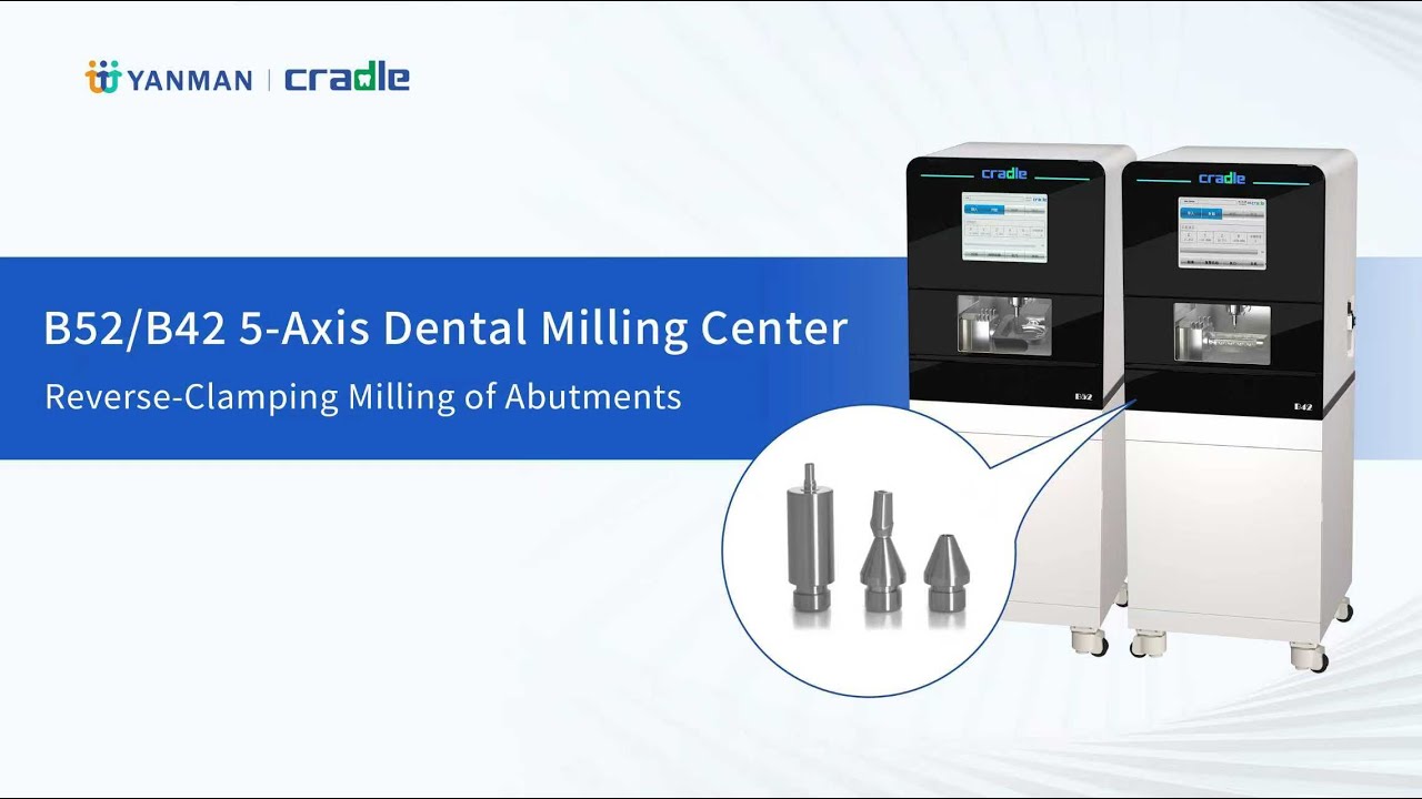 B42/B52 Reverse-clamping milling of abutment