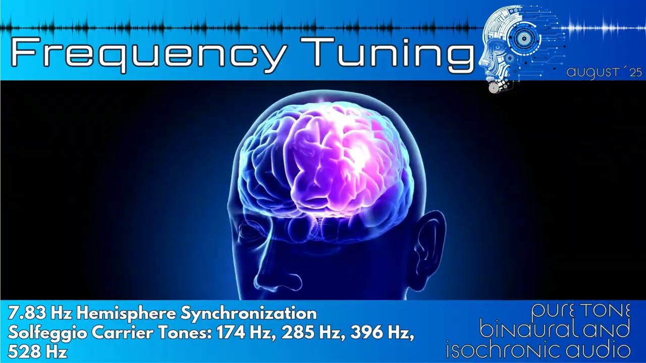 Dual 7.83 Hz Hemi Sync / Increase Flow State / Binaural & Isochronic Beats / Frequency Tuning
