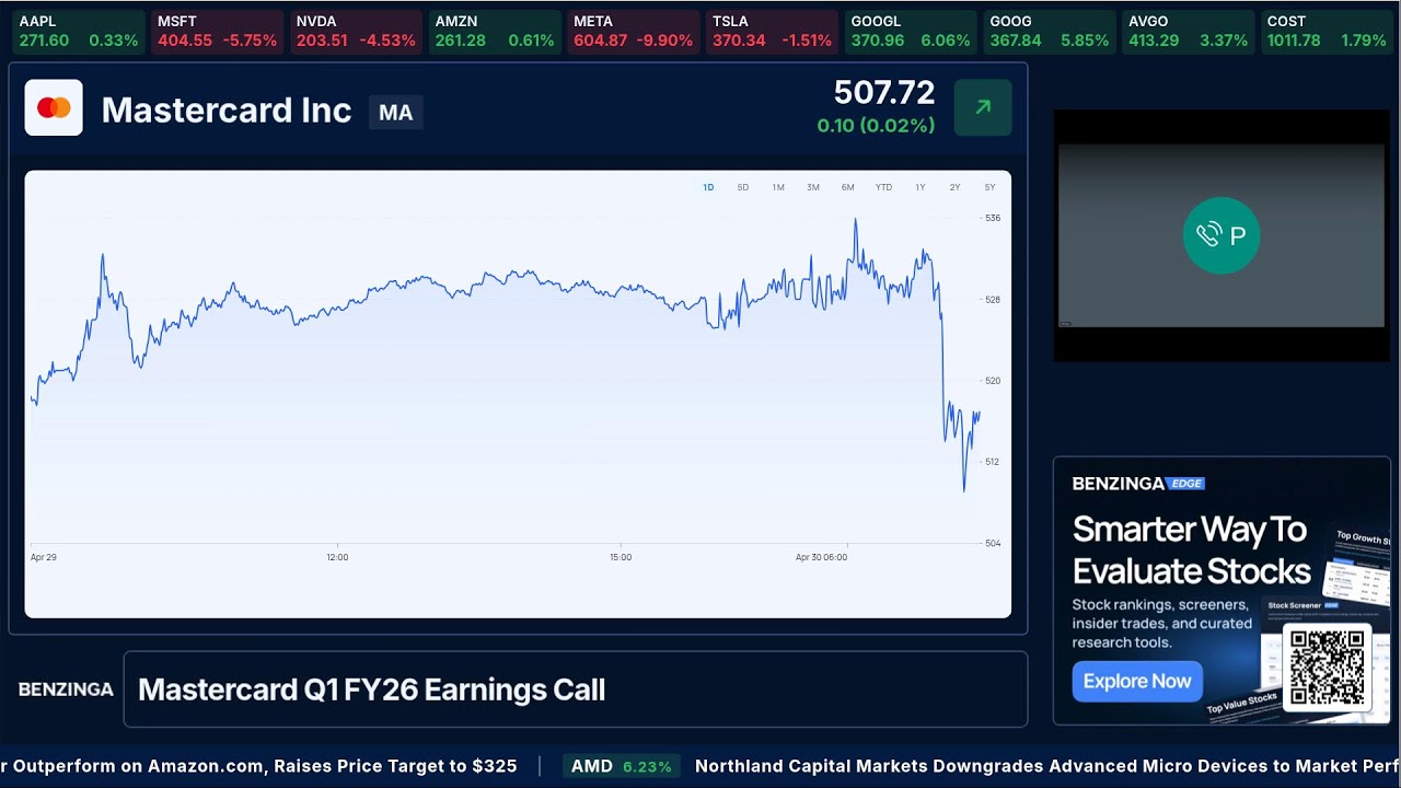 Mastercard Q1 FY26 Earnings Call | $MA | 🔴 WATCH LIVE
