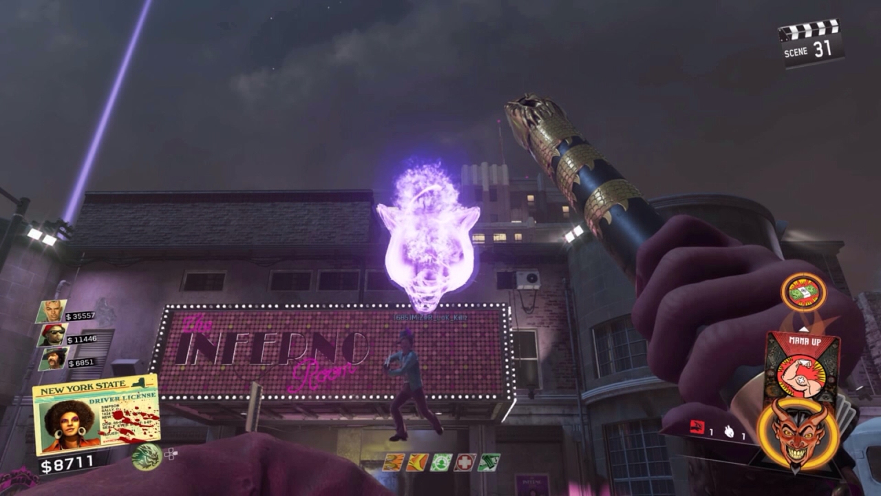 Nunchucks & Katana Double Pack A Punch Gameplay - Infinite Warfare Zombies