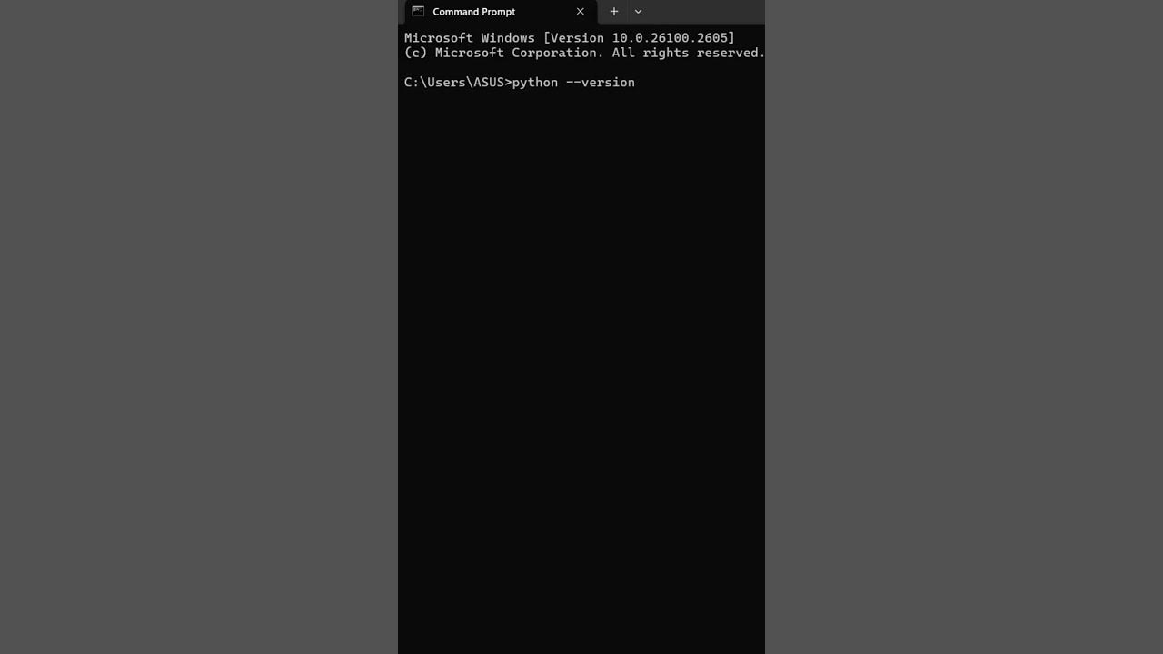 How to Write and Run a Simple Python Program in Command Prompt | Python ...