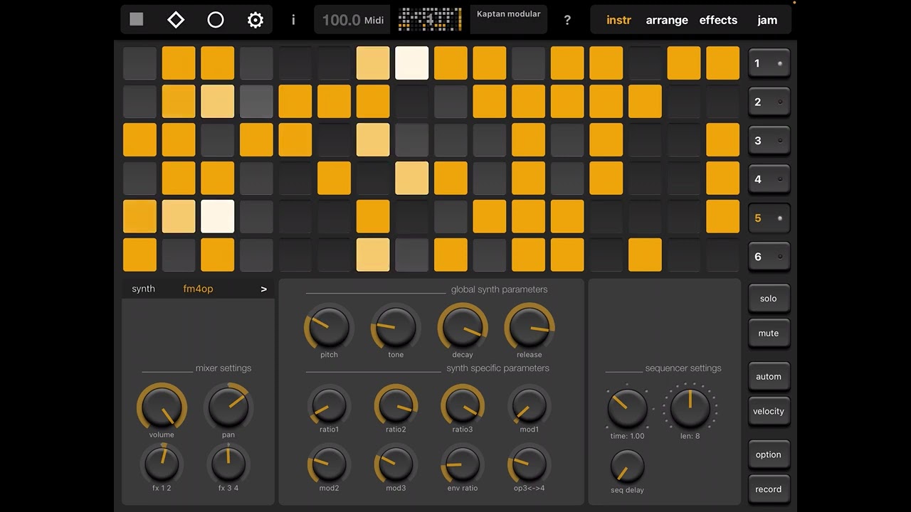 Elastic Drums - One of the most wild drums on iOS iPad Pro - Some Presets - sound test ♨️