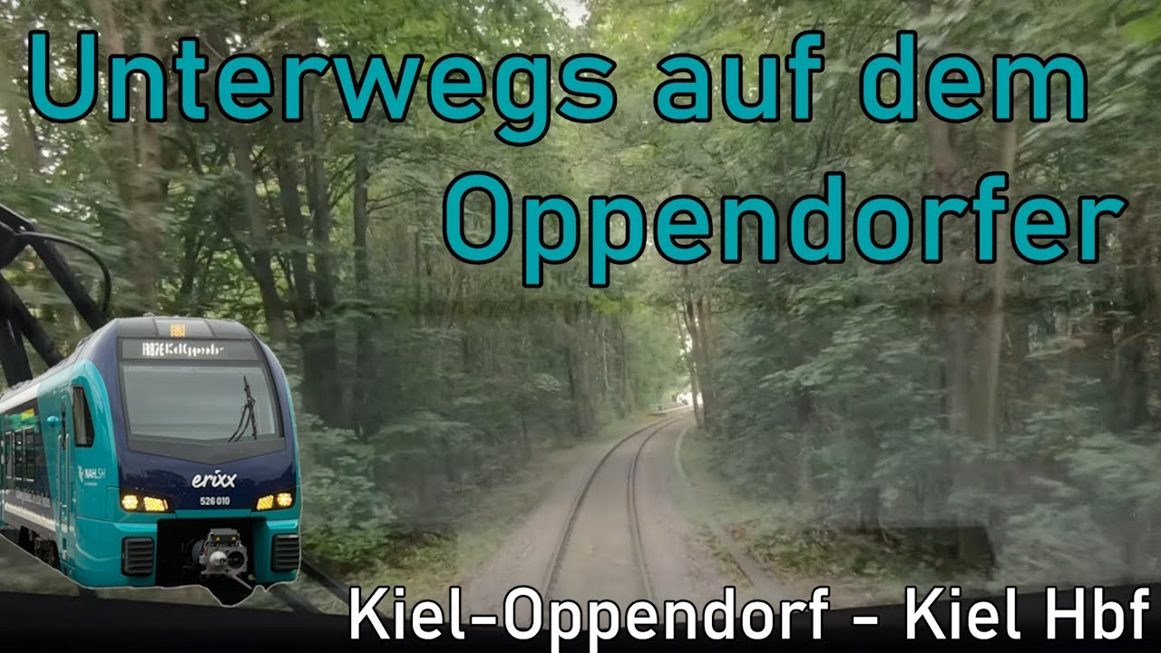 Flirt AKKU im Einsatz | Führerstandsmitfahrt | RB76 | K.-Oppendorf - Kiel Hbf | BR 526 (Flirt Akku)