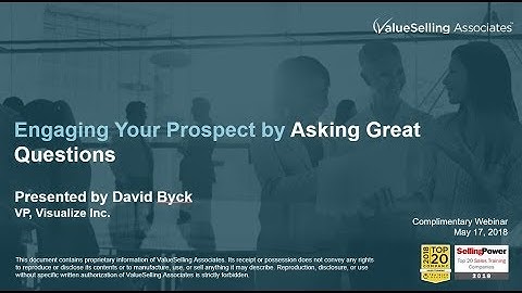 Engaging Your Prospect by Asking Better Questions