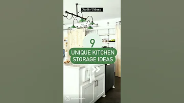 9 Genius Kitchen Storage/ Organisation ideas for a clutter free kitchen | Studio Urbane |