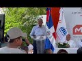 Ministro de Obras Publicas RD, Deligne Ascenion, inicia  &#39;Puente Cangrejo&quot;, en Puerto Plata.