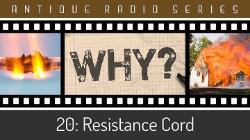 Antique Radio Resistance Cords