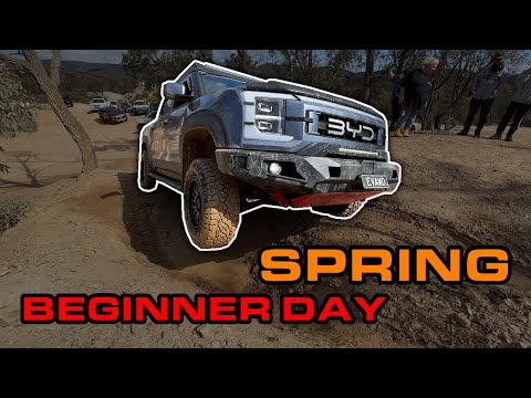 BYD Shark driven on test 4WD track by 4WD trainer