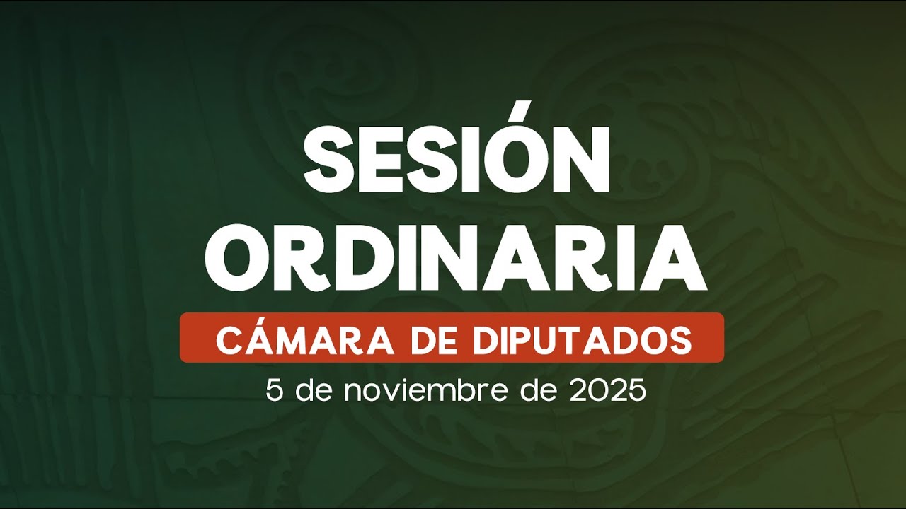 🔴La Cámara de Diputados analiza el PEF 2026. Continuación de la Sesión Ordinaria del 4 de noviembre
