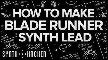 How To Make Blade Runner Synth Lead (Cinematic / Ambient / Diva Tutorial)