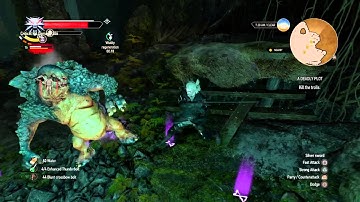 The Witcher 3: Wild Hunt A Deadly Plot - Troll Boss Fight