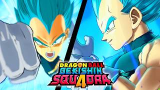 BATTLE DAMAGED SUPER SAIYAN BLUE VEGETA SKIN IN GEKISHIN SQUADRA