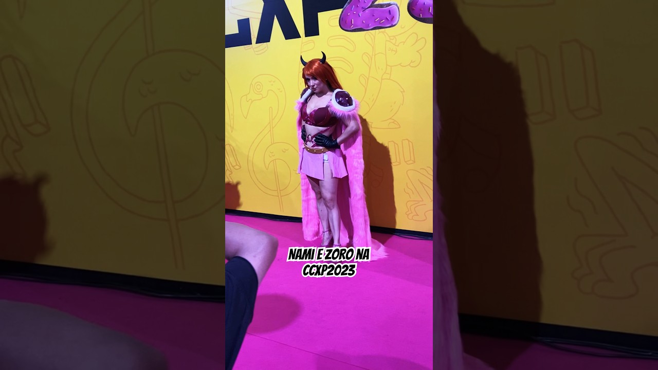 Nami e Zoro na CCXP23 #onepiece #onepiececosplay